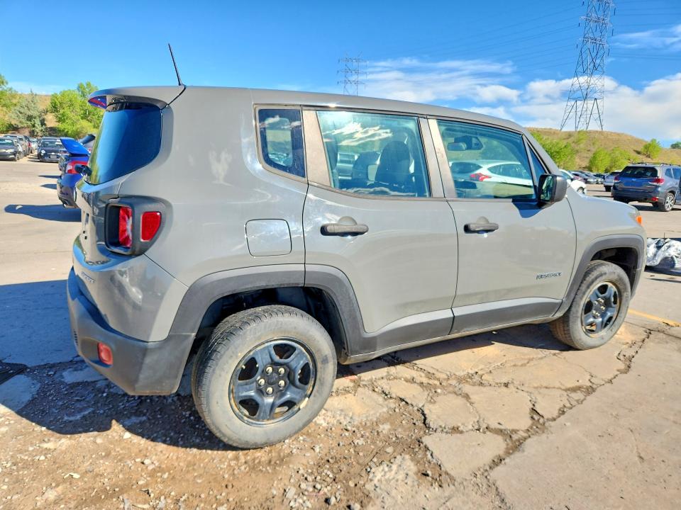 2021 Jeep Renegade VIN ZACNJDAB3MPM42763 COPART salvage auction — MECHANICAL, Co - Public - Salvage Title, sold $2,150 on 2026-07-20 (photo 3)