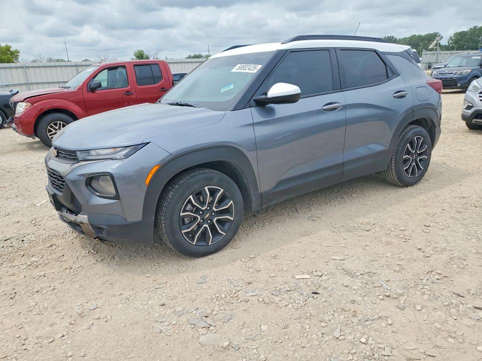 2022 Chevrolet Trailblazer VIN KL79MVSL3NB097462 COPART salvage auction — ROOF, Mo - Cert Of Title-Repossessed, sold $3,350 on 2026-07-30 (photo 1)