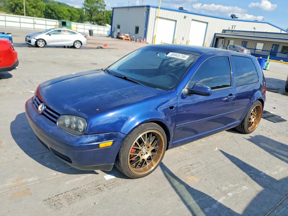 2002 Volkswagen Gti VIN 9BWDE61JX24050368 COPART salvage auction — MINOR DENT/SCRATCHES, Tn - Salvage Certificate, sold $400 on 2026-07-20 (photo 1)