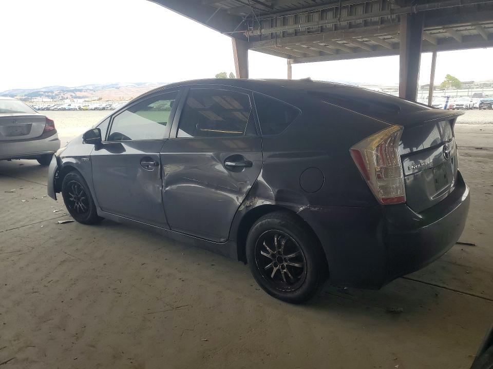 2011 Toyota Prius VIN JTDKN3DU9B0312832 COPART salvage auction — FRONT END, CA - SALVAGE CERTIFICATE, sold $725 on 2026-07-23 (photo 2)