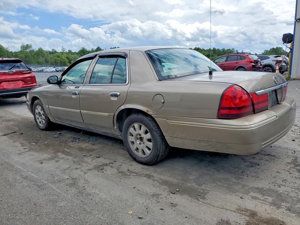 2005 Mercury Grand marquis VIN 2MEFM75W45X660652 COPART salvage auction — FRONT END, Pa - Certificate Of Salvage, sold $2 on 2026-07-29 (photo 2)
