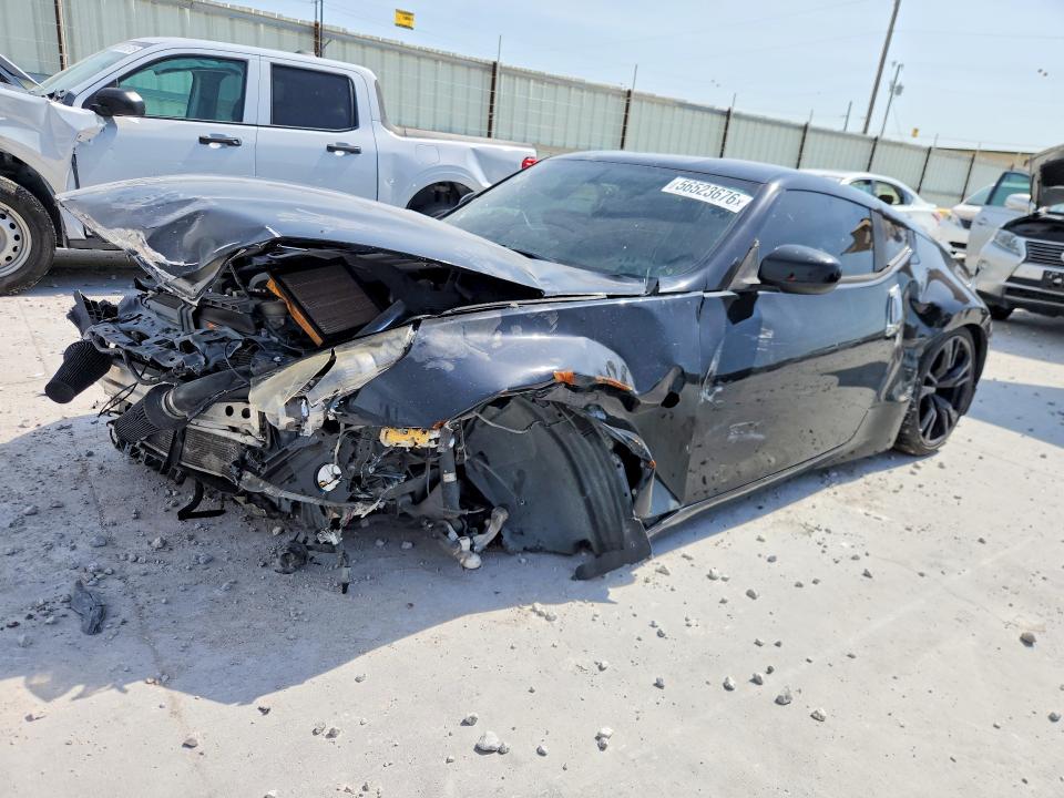2018 Nissan 370z VIN JN1AZ4EH5JM571528 COPART salvage auction — FRONT END, Tx - Cert Of Title-Rebuilt Salvage (P), sold $1,450 on 2026-07-21 (photo 1)