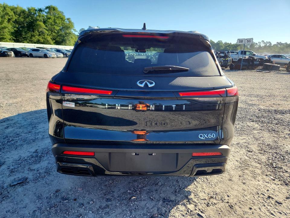 2025 Infiniti Qx60 VIN 5N1AL1FR5SC344993 COPART salvage auction — FRONT END, Ga - Cert Of Title-Salvage, sold $17,800 on 2026-07-30 (photo 6)