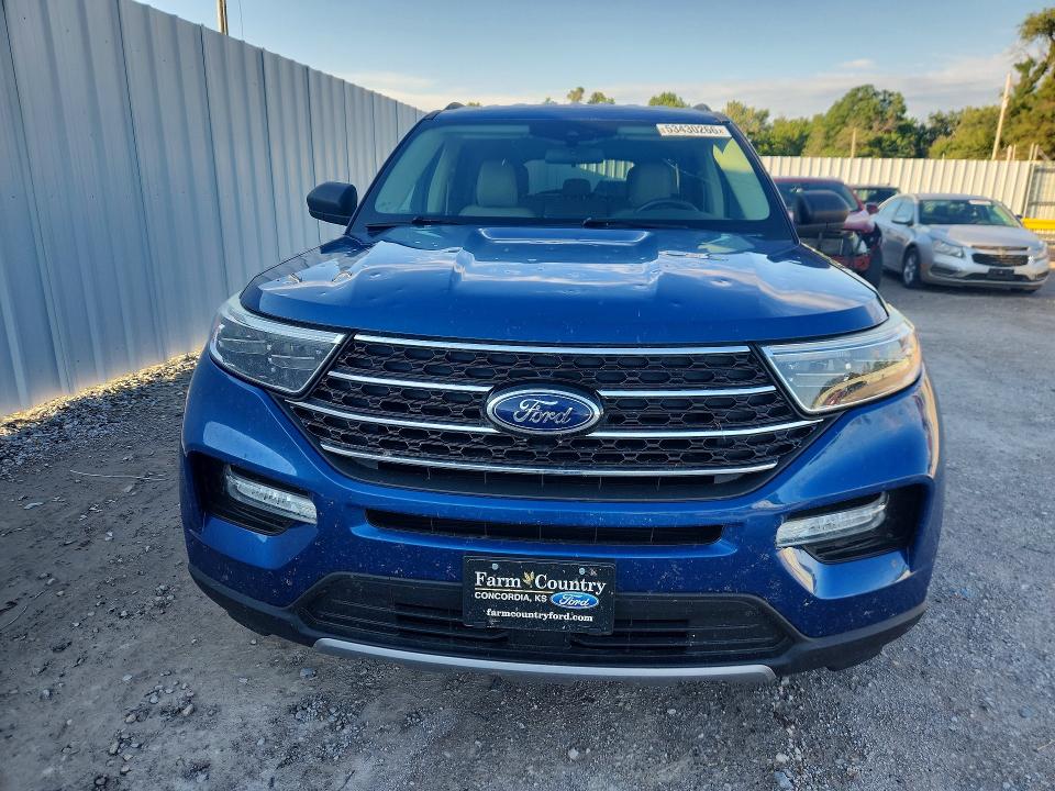 2020 Ford Explorer VIN 1FMSK8DH7LGC32880 COPART salvage auction — HAIL, Ks - Cert Of Title-Salvage, sold $325 on 2026-07-29 (photo 5)