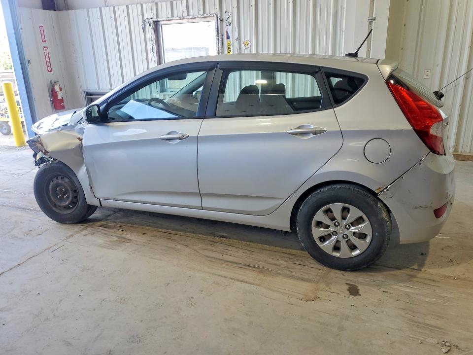 2015 Hyundai Accent VIN KMHCT5AE4FU219018 COPART salvage auction — FRONT END, Ky - Certificate Of Title, sold $200 on 2026-07-09 (photo 2)