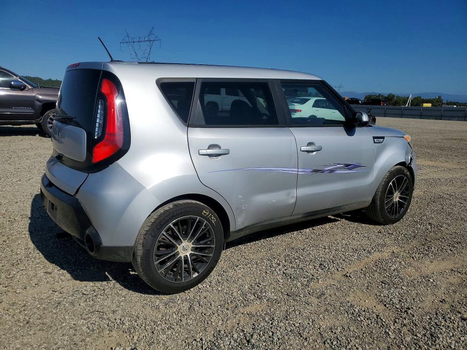 2016 Kia VIN KNDJP3A56G7819320 COPART salvage auction — FRONT END, CA - SALVAGE CERTIFICATE, sold $1,150 on 2026-07-17 (photo 3)