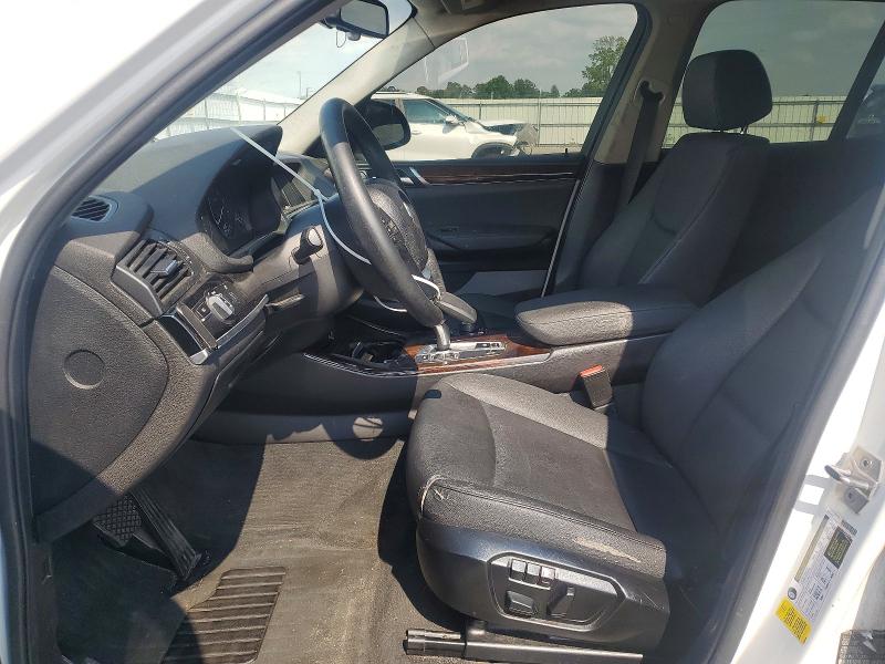 2017 BMW X3 VIN 5UXWZ7C3XH0X41412 COPART salvage auction — SIDE, Nc - Salvage Certificate Of Title, sold $1,100 on 2026-07-30 (photo 7)