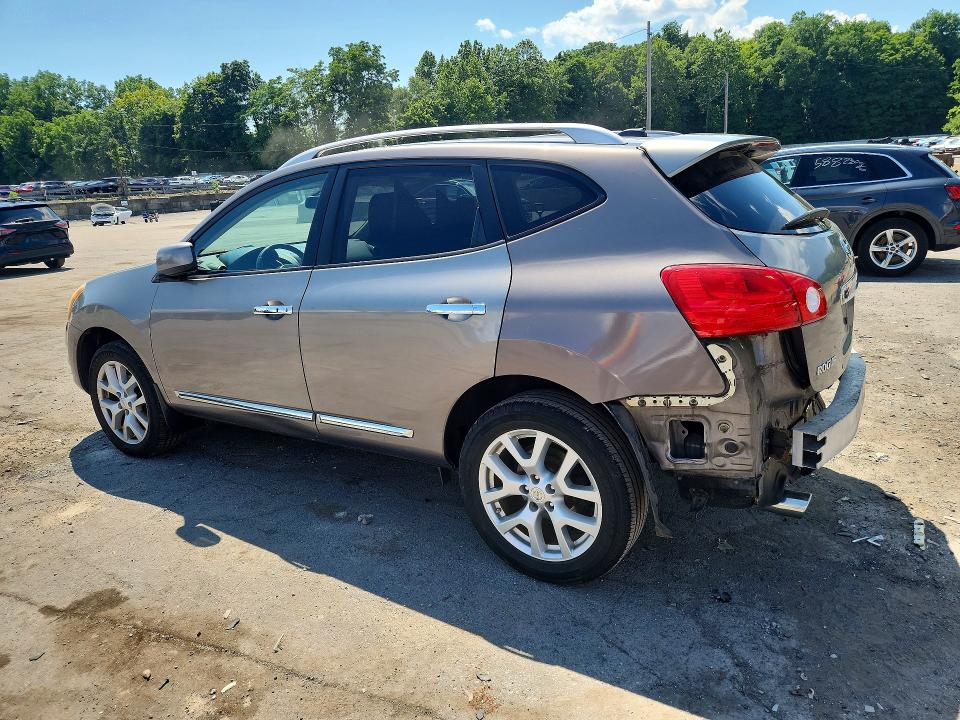 2011 Nissan Rogue sport VIN JN8AS5MVXBW281729 COPART salvage auction — REAR END, NY - MV-907A SALVAGE CERTIFICATE, sold $650 on 2026-07-23 (photo 2)