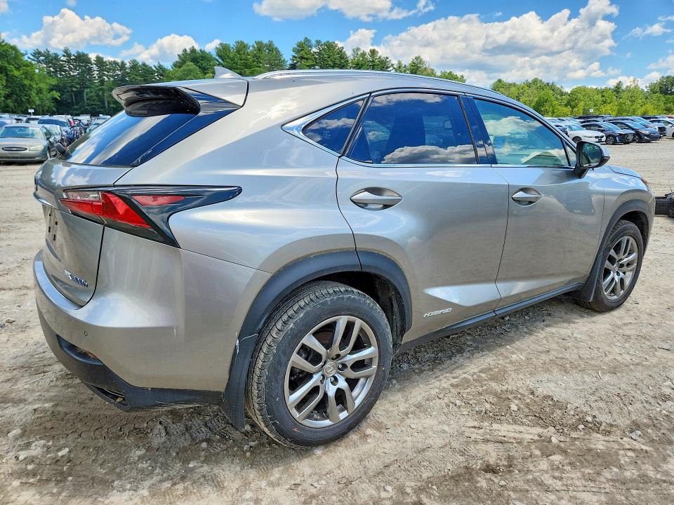 2016 Lexus Nx VIN JTJBJRBZ4G2046223 COPART salvage auction — VANDALISM, Ma - Cert Of Title-Recovered Theft, sold $9,800 on 2026-07-09 (photo 3)