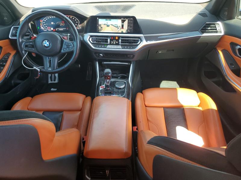 2022 BMW M3 VIN WBS33AY0XNFL75907 COPART salvage auction — UNDERCARRIAGE, Ca - Salvage Certificate, sold $31,250 on 2026-07-08 (photo 8)