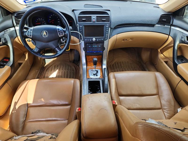 2005 Acura Tl VIN 19UUA66235A082173 COPART salvage auction — FRONT END, Tx - Salvage Vehicle Title, sold $300 on 2026-07-02 (photo 8)