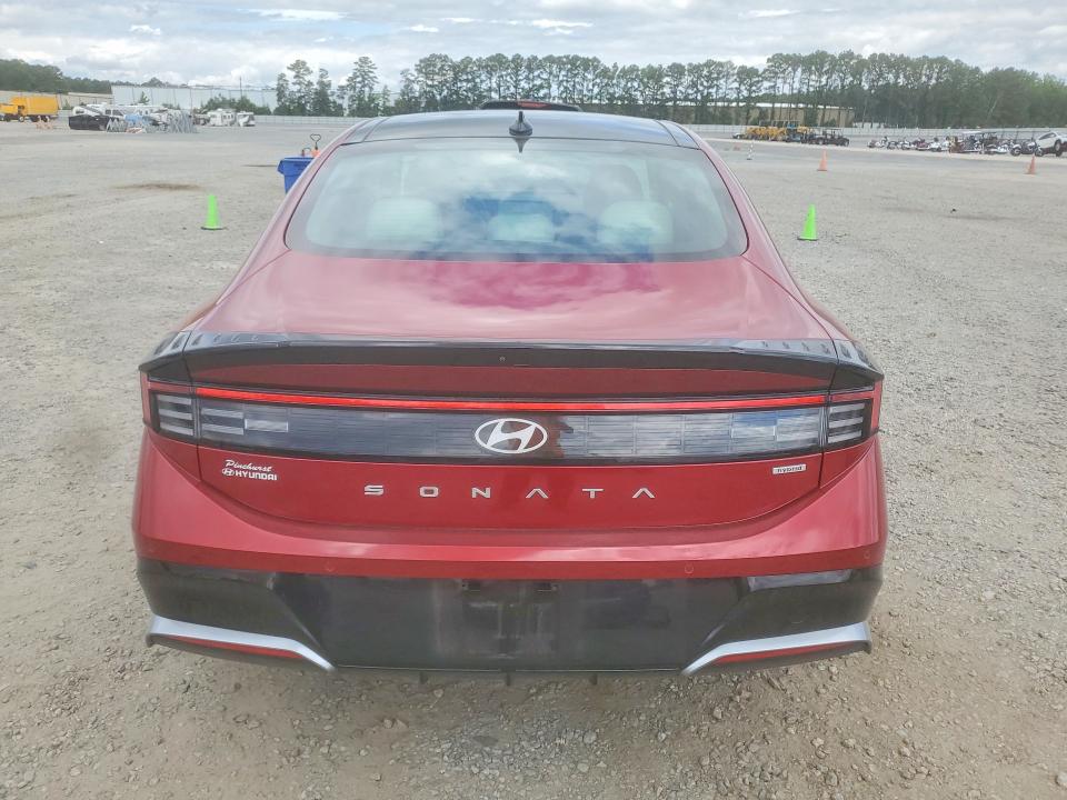 2025 Hyundai Sonata VIN KMHL54JJ0SA119933 COPART salvage auction — FRONT END, Nc - Salvage Certificate Of Title, sold $300 on 2026-07-27 (photo 6)