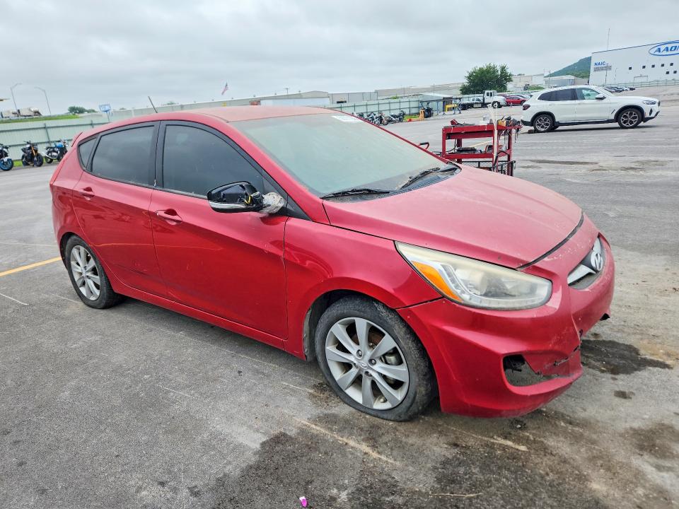 2014 Hyundai VIN KMHCU5AEXEU175814 COPART salvage auction — FRONT END, Ok - Certificate Of Title, sold $375 on 2026-07-10 (photo 4)