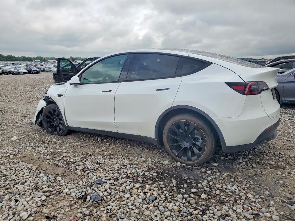 2021 Tesla Model y VIN 5YJYGDEE7MF190087 COPART salvage auction — FRONT END, Mi - Cert Of Title-Salvage Vehicle, sold $7,200 on 2026-07-16 (photo 2)