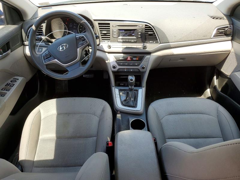 2017 Hyundai Elantra VIN KMHD74LF6HU384290 COPART salvage auction — FRONT END, Va - Cert Of Title - Salvage, sold $2,000 on 2026-07-29 (photo 8)