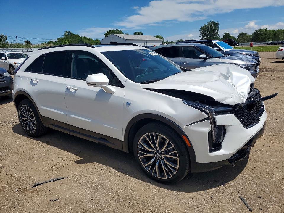 2024 Cadillac Xt4 VIN 1GYFZFR47RF100299 COPART salvage auction — FRONT END, FL - CERTIFICATE OF TITLE (P), sold $13,100 on 2026-07-16 (photo 4)