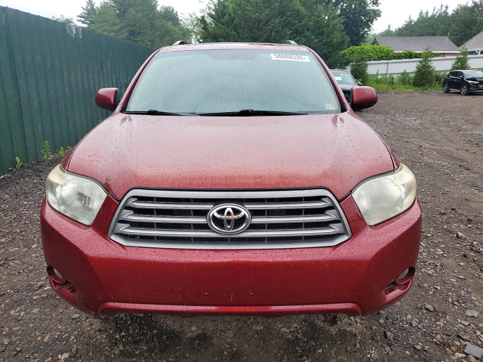2010 Toyota Highlander VIN 5TDKK3EHXAS007040 COPART salvage auction — MINOR DENT/SCRATCHES, MD - CERT OF SALVAGE > 75% DAMAGE, sold $2,500 on 2026-07-20 (photo 5)