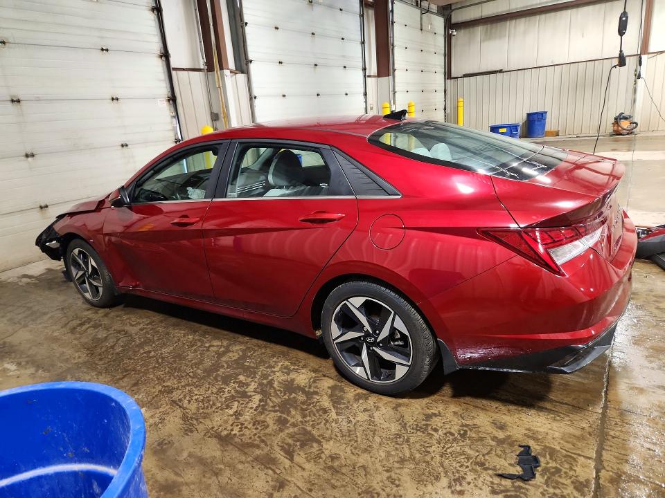 2023 Hyundai Elantra VIN KMHLP4AG8PU599322 COPART salvage auction — FRONT END, Pa - Certificate Of Salvage, sold $4,800 on 2026-07-21 (photo 2)
