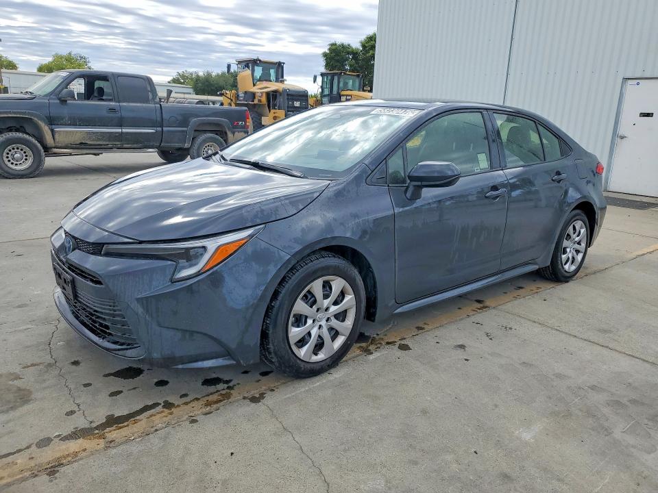 2025 Toyota Corolla VIN JTDBCMFEXS3086266 COPART salvage auction — REAR END, CA - CERTIFICATE OF TITLE, sold $10,700 on 2026-07-28 (photo 1)