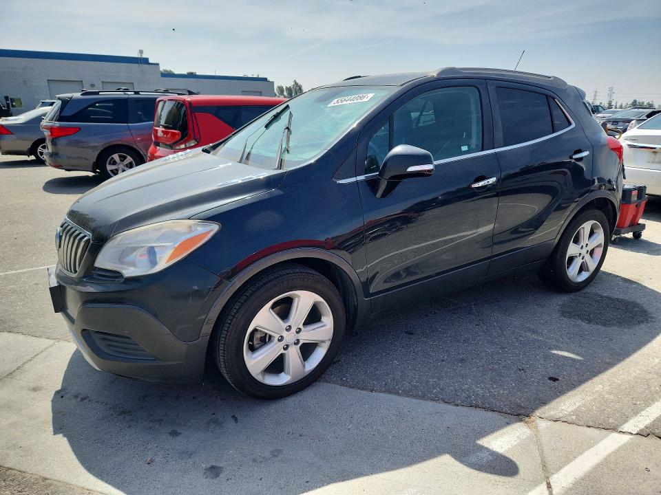 2015 Buick Encore VIN KL4CJASB4FB124083 COPART salvage auction — NORMAL WEAR, Ca - Dis/Dlr/Exp Only Clean Title, sold $3,250 on 2026-07-21 (photo 1)