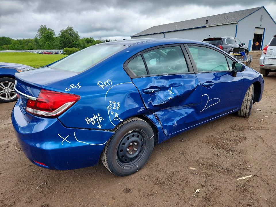 2014 Honda VIN 19XFB2F51EE216845 COPART salvage auction — SIDE, Oh - Cert Of Title-Salvage, sold $675 on 2026-07-02 (photo 3)