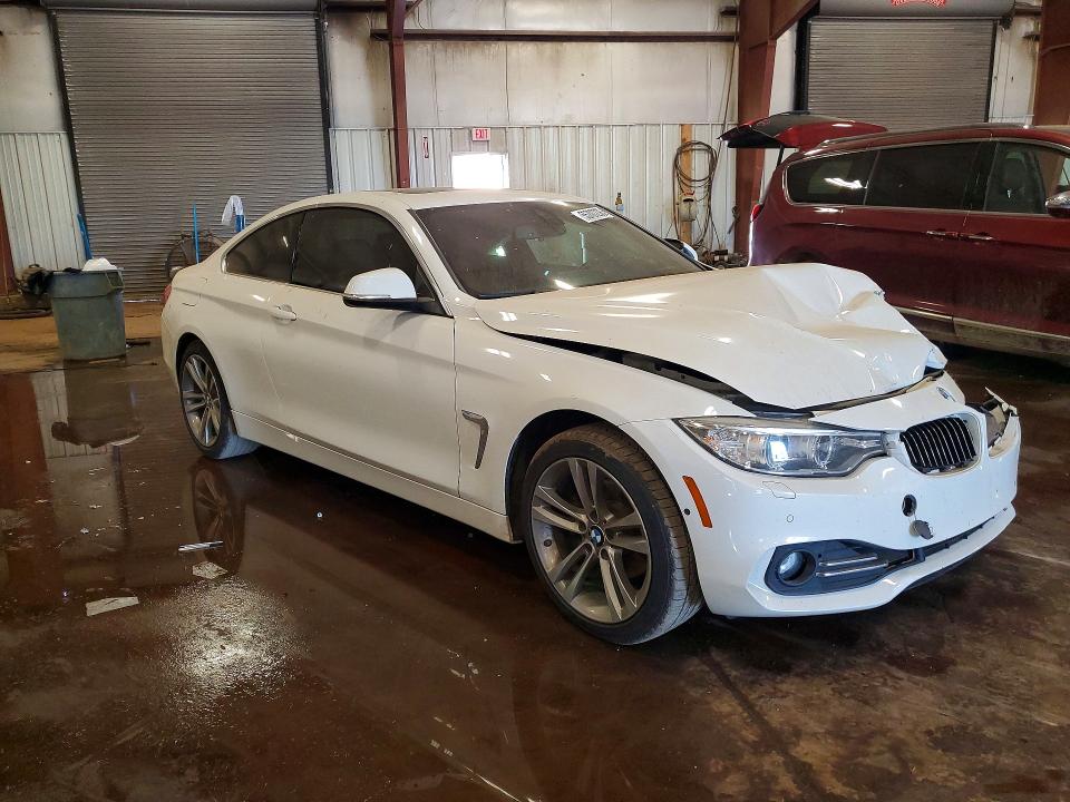 2016 BMW 4er VIN WBA3N9C57GK250311 COPART salvage auction — FRONT END, Mi - Certificate Of Title, sold $2,250 on 2026-07-10 (photo 4)
