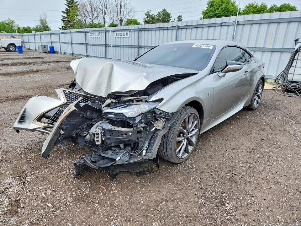 2021 Lexus RC 300 VIN JTHS85EC2M5006083 COPART salvage auction — FRONT END, On - Permit Salvage, sold $600 on 2026-07-28 (photo 1)