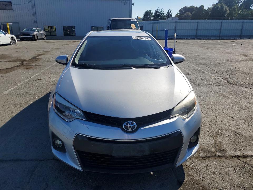 2014 Toyota Corolla VIN 5YFBURHE8EP001010 COPART salvage auction — REAR END, Ca - Salvage Certificate, sold $3,300 on 2026-07-10 (photo 5)