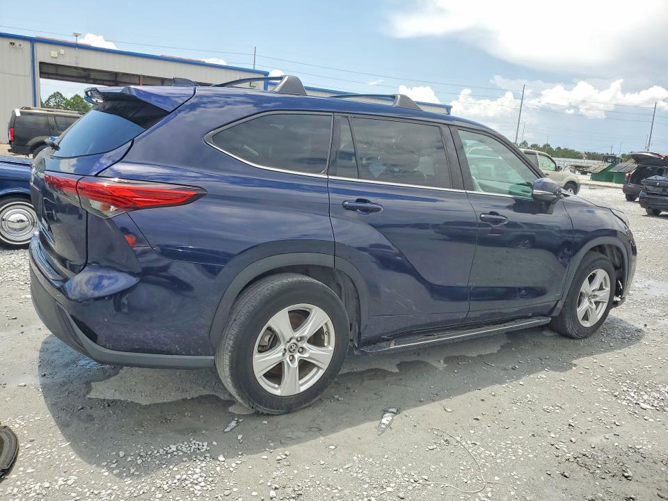 2020 Toyota Highlander VIN 5TDCZRAH1LS005172 COPART salvage auction — FRONT END, Fl - Certificate Of Title, sold $14,200 on 2026-07-03 (photo 3)