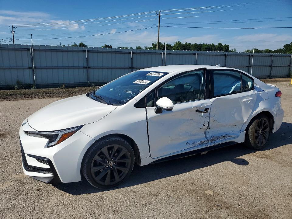 2025 Toyota Corolla VIN 5YFS4MCE5SP222182 COPART salvage auction — SIDE, Al - Cert Of Title-Salvage Title, sold $4,750 on 2026-07-16 (photo 1)