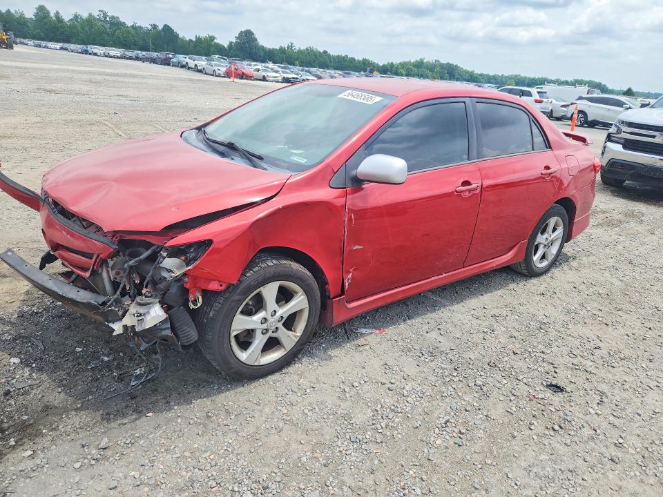 2012 Toyota Corolla VIN 5YFBU4EE4CP026037 COPART salvage auction — FRONT END, Nc - Salvage Certificate Of Title, sold $2,100 on 2026-07-20 (photo 1)