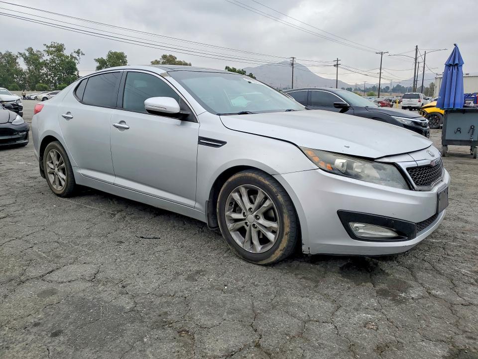 2013 Kia VIN 5XXGN4A76DG124099 COPART salvage auction — REAR END, Ca - Salvage Certificate, sold $850 on 2026-07-09 (photo 4)