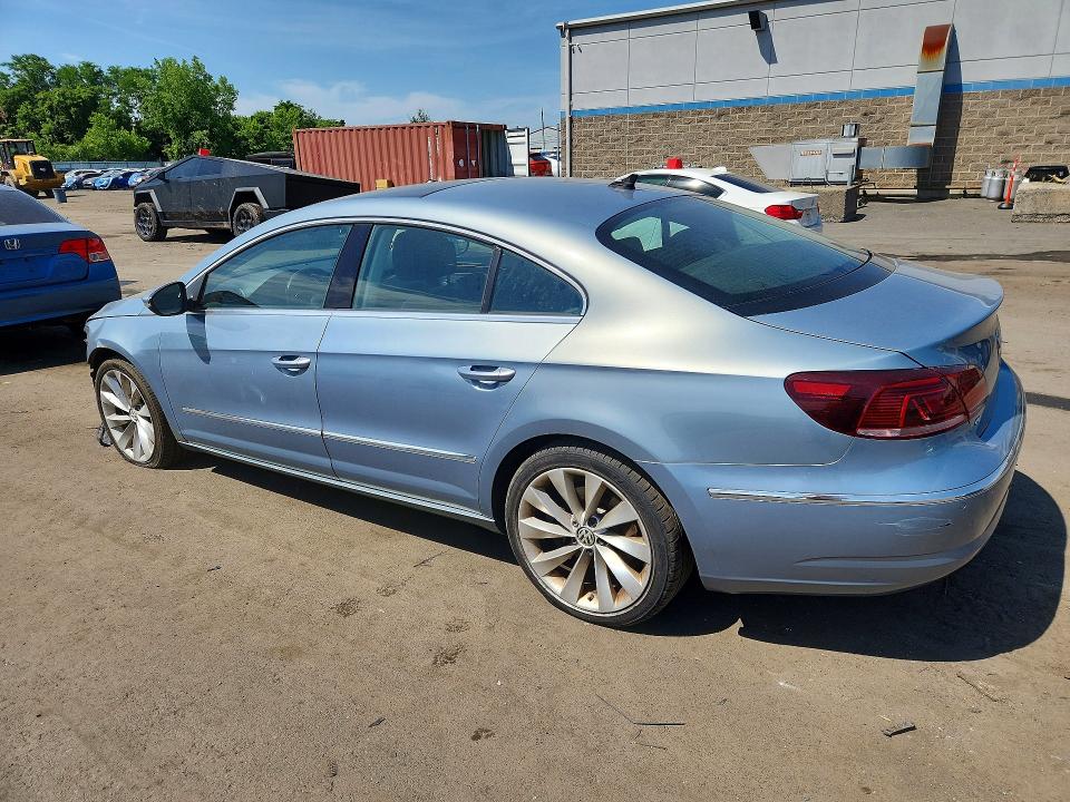 2013 Volkswagen Passat cc VIN WVWGU7AN9DE553163 COPART salvage auction — FRONT END, Ct - Cert Of Title-Salvage, sold $450 on 2026-07-10 (photo 2)