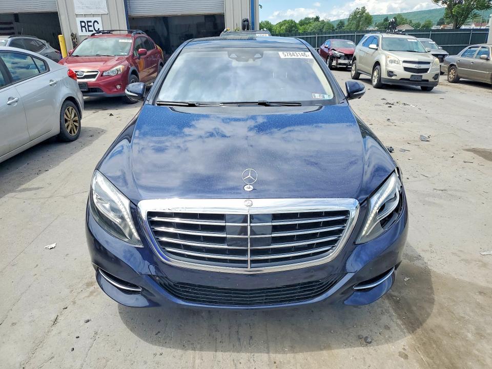 2016 Mercedes-benz S class VIN WDDUG8FB0GA210953 COPART salvage auction — FRONT END, Pa - Cert Of Title, sold $4,250 on 2026-07-28 (photo 5)