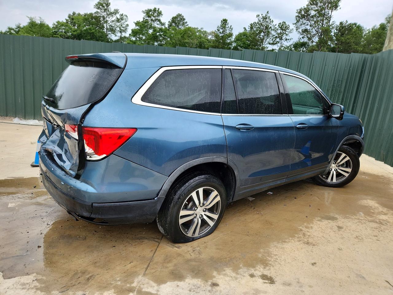 2018 Honda Pilot VIN 5FNYF5H39JB032641 COPART salvage auction — Rear End, GA - CERTIFICATE OF TITLE, sold $1,550 on 2026-07-09 (photo 3)