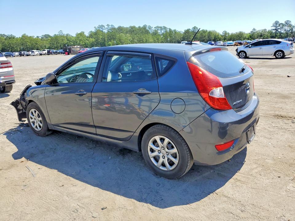 2013 Hyundai Accent VIN KMHCT5AE6DU094648 COPART salvage auction — FRONT END, Ga - Cert Of Title-Salvage, sold $225 on 2026-07-09 (photo 2)