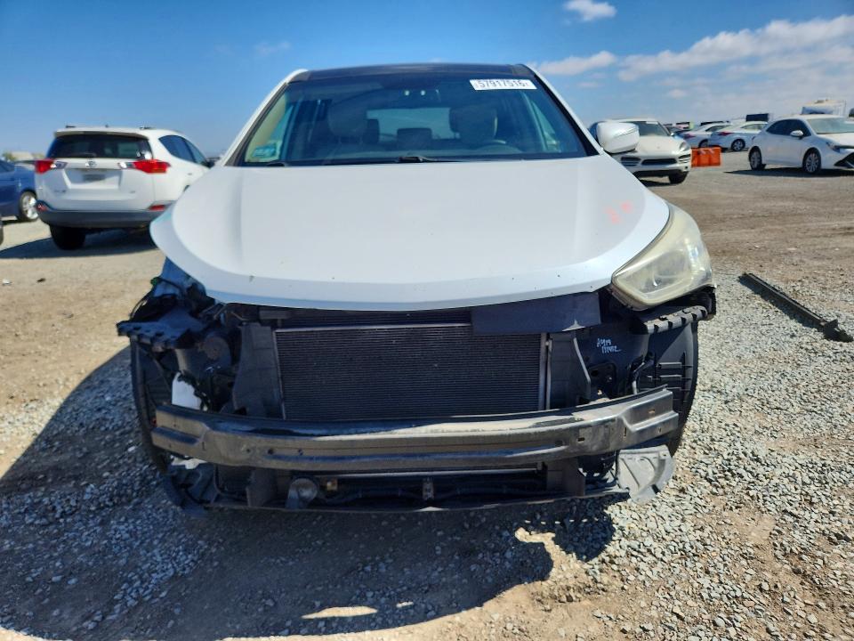 2013 Hyundai Santa fe VIN 5XYZUDLB6DG041751 COPART salvage auction — FRONT END, CA - SALVAGE CERTIFICATE, sold $2,400 on 2026-07-17 (photo 5)