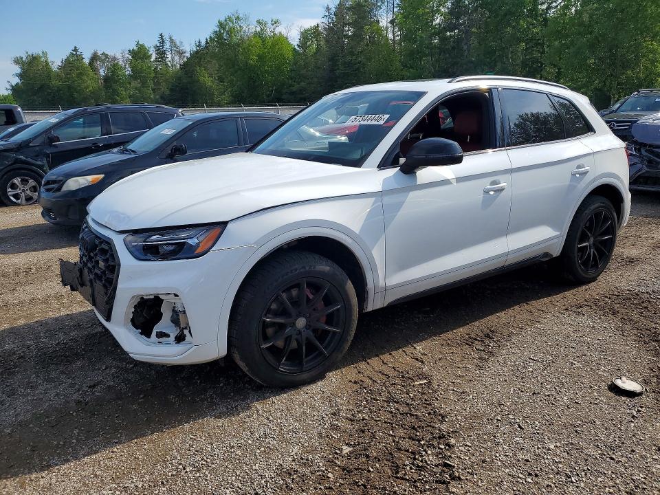 2024 Audi Sq5 VIN WA1A4AFYXR2114224 COPART salvage auction — FRONT END, On - Permit Salvage, sold $11,600 on 2026-07-07 (photo 1)