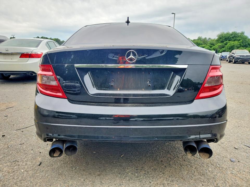 2011 Mercedes-benz C class VIN WDDGF8BB7BR182360 COPART salvage auction — FRONT END, Ma - Cert Of Title-Salvage, sold $475 on 2026-07-09 (photo 6)
