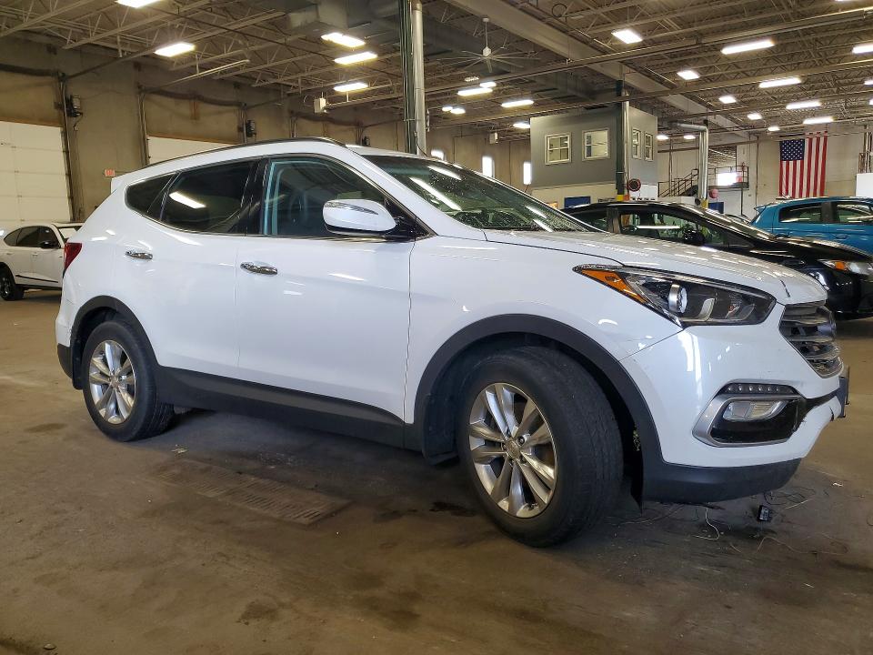 2018 Hyundai Santa fe VIN 5XYZUDLA2JG550156 COPART salvage auction — FRONT END, Mn - Cert Of Title-Salvage, sold $2,000 on 2026-07-07 (photo 4)