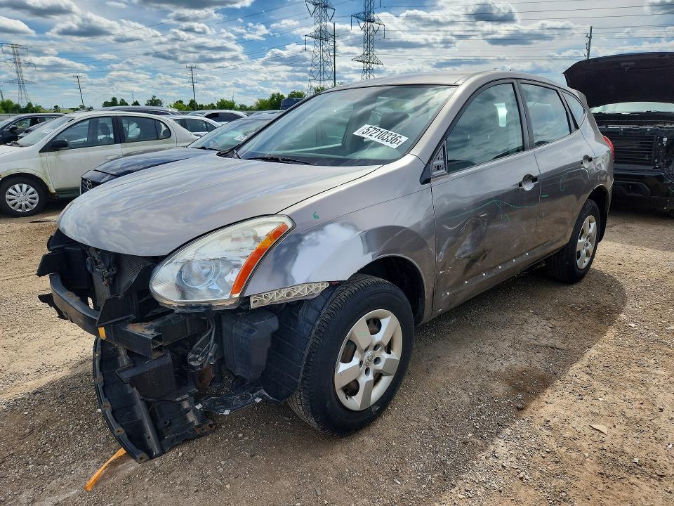 2013 Nissan Rogue VIN JN8AS5MV9DW631466 COPART salvage auction — FRONT END, Il - Salvage Certificate, sold $550 on 2026-07-16 (photo 1)