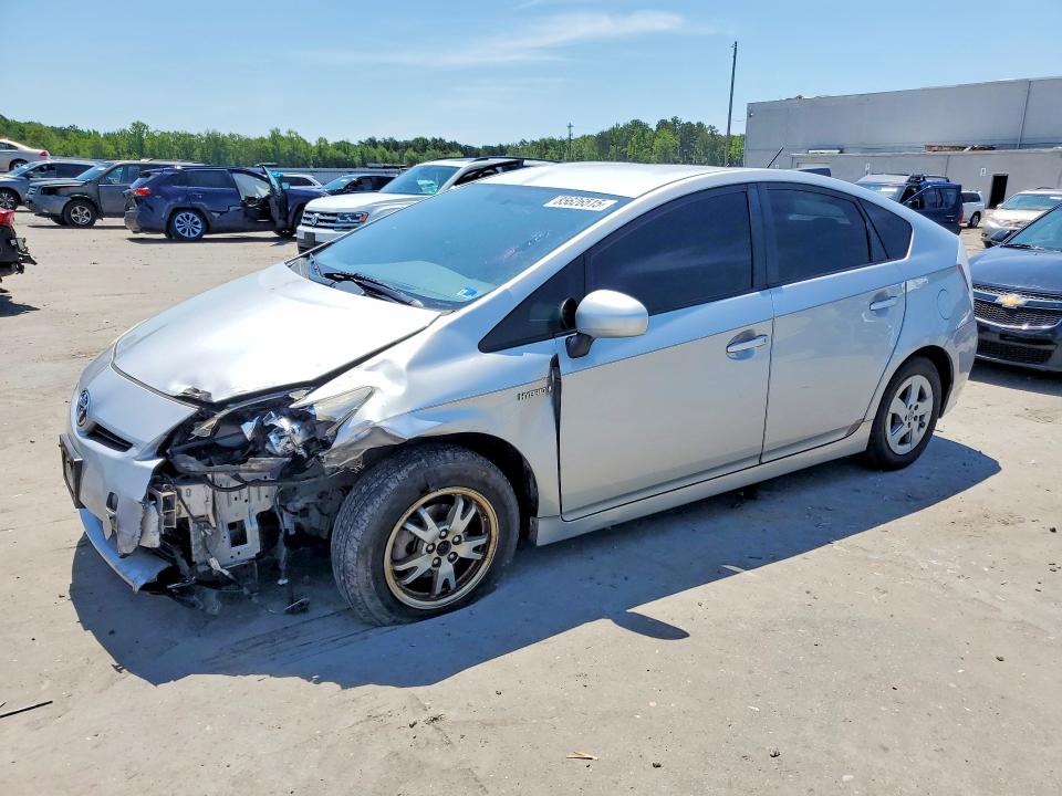 2010 Toyota Prius VIN JTDKN3DU9A0238228 COPART salvage auction — FRONT END, VA - CERT OF TITLE - SALVAGE, sold $1,000 on 2026-07-22 (photo 1)