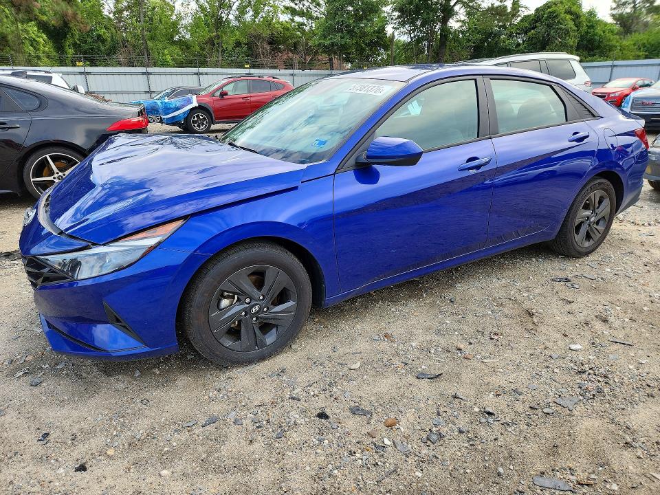 2023 Hyundai Elantra VIN KMHLM4AG7PU468004 COPART salvage auction — FRONT END, Va - Cert Of Title - Salvage, sold $4,000 on 2026-07-28 (photo 1)