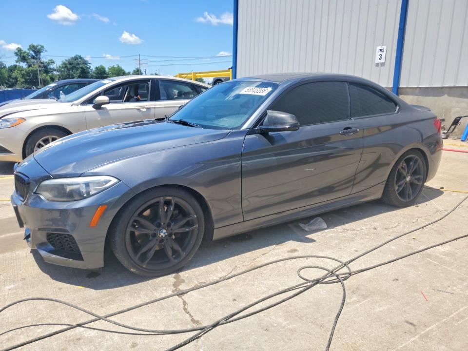 2015 BMW 2er VIN WBA1F7C59FVX95772 COPART salvage auction — FRONT END, Ky - Cert Of Title-Salvage, sold $3,400 on 2026-08-19 (photo 1)