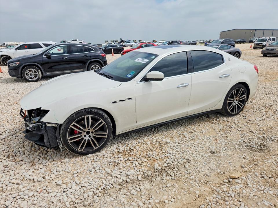 2019 Maserati VIN ZAM57XSA2K1314712 COPART salvage auction — FRONT END, Tx - Salvage Vehicle Title, sold $4,600 on 2026-07-09 (photo 1)