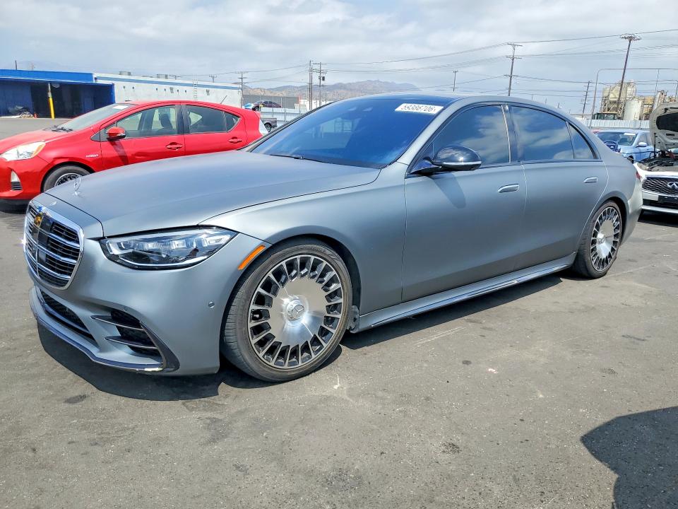 2023 Mercedes-benz S-klasse VIN W1K6G7GB3PA201326 COPART salvage auction — MINOR DENT/SCRATCHES, CA - CERT OF TITLE-SALVAGED, sold $28,250 on 2026-07-06 (photo 1)