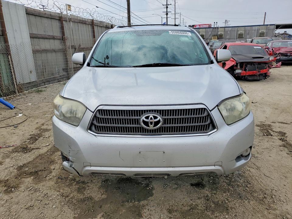 2008 Toyota Highlander hybrid VIN JTEEW44A982010424 COPART salvage auction — FRONT END, Mt - Dis/Dlr/Exp Only Clean Title, sold $1,050 on 2026-07-27 (photo 5)