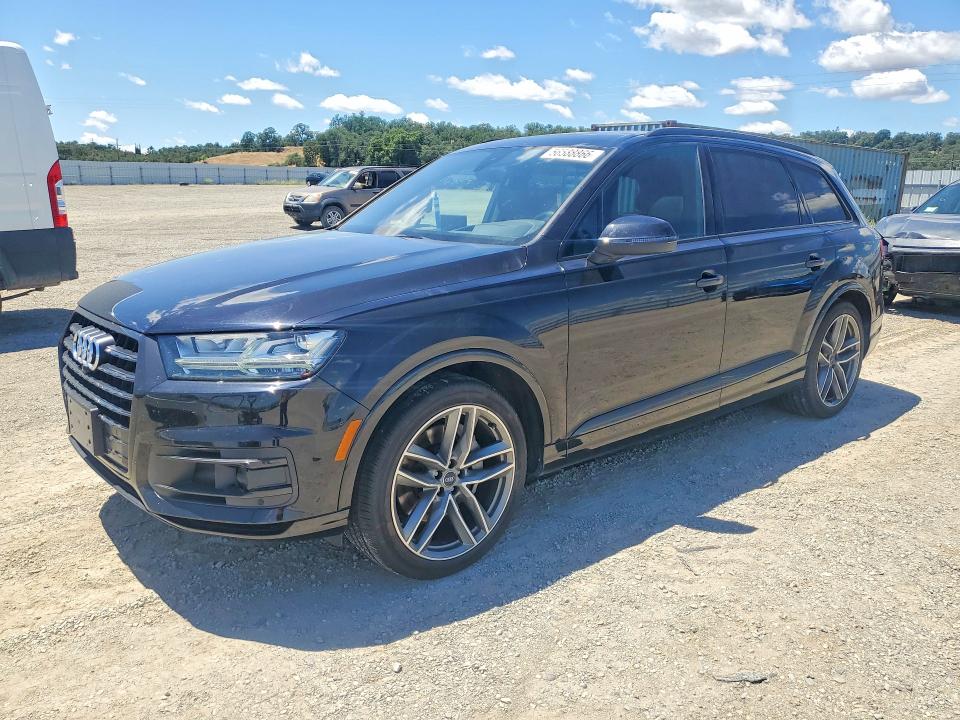 2018 Audi Q7 VIN WA1VAAF70JD006317 COPART salvage auction — SIDE, Ca - Salvage Certificate, sold $7,900 on 2026-07-10 (photo 1)