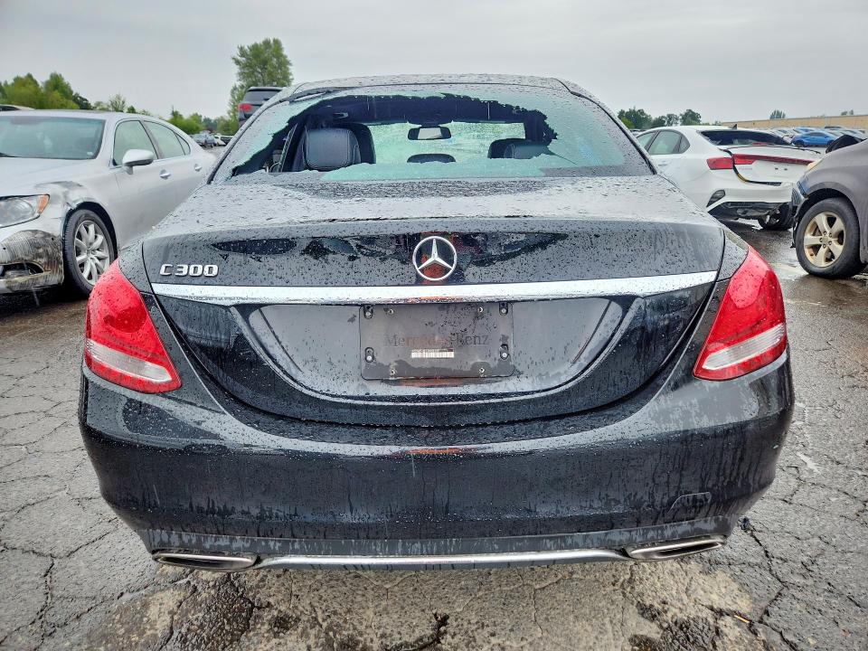 2018 Mercedes-benz C class VIN WDDWF4JB1JR402239 COPART salvage auction — VANDALISM, OR - SALVAGE TITLE CERTIFICATE, sold $8,200 on 2026-08-31 (photo 6)