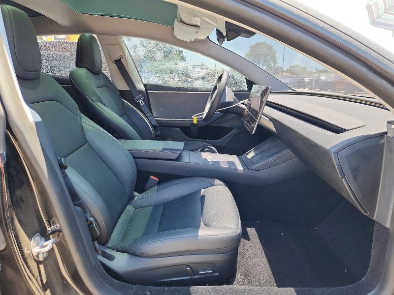 2025 Tesla VIN 5YJ3E1EA1SF011065 COPART salvage auction — SIDE, CA - SALVAGE CERTIFICATE, sold $10,700 on 2026-07-28 (photo 7)